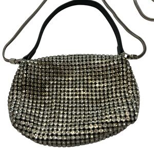 Montana West Rhinestone Mini Bag Top Handle Crossbody Chain Strap